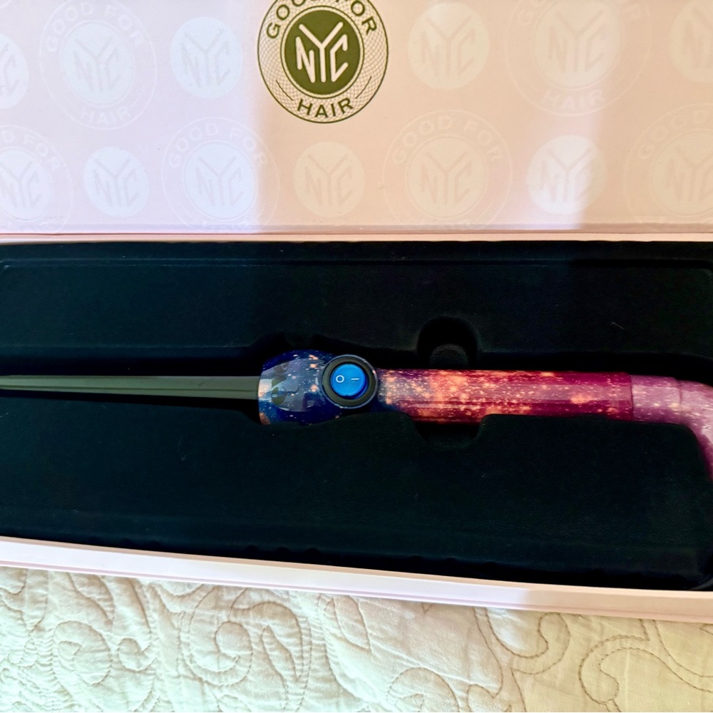 NWT Clip-free hair curler Eva NYC galaxy pattern - Picture 3 of 7